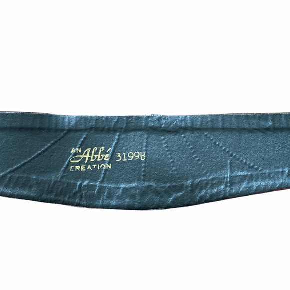 Abbe Creations Snakeskin and Suede Waist Belt - Picture 2 of 7